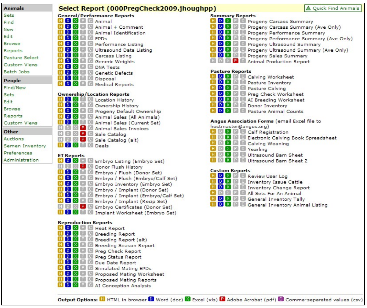 Animal Sets Example